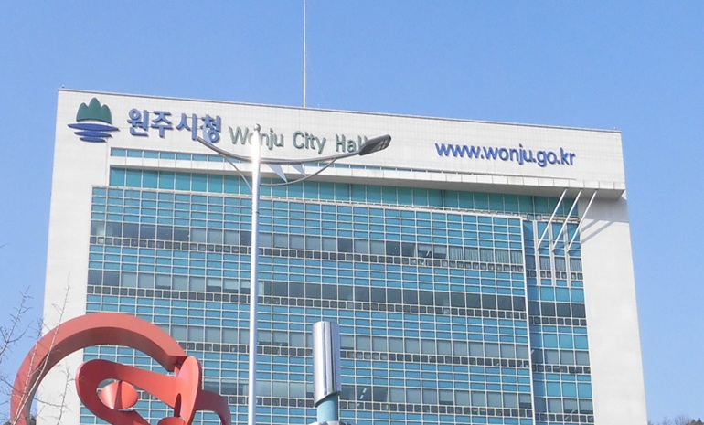 원주시, 노상공영주차장에 IoT 기반 바닥제어 방식 무인주차시스템 도입